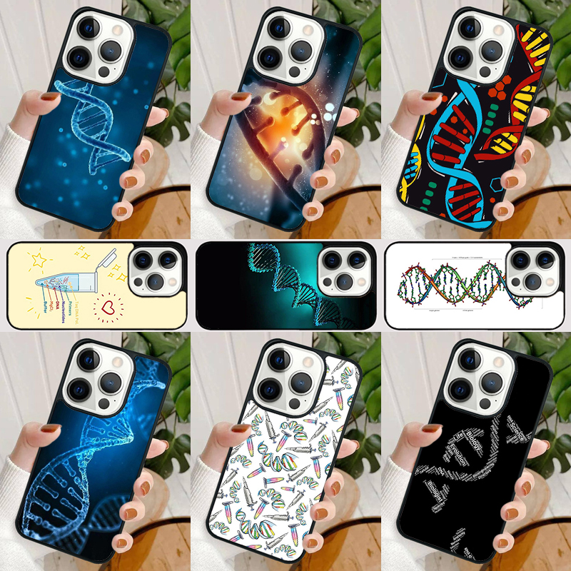 Science Max - Retro DNA Science Illustration Phone Case