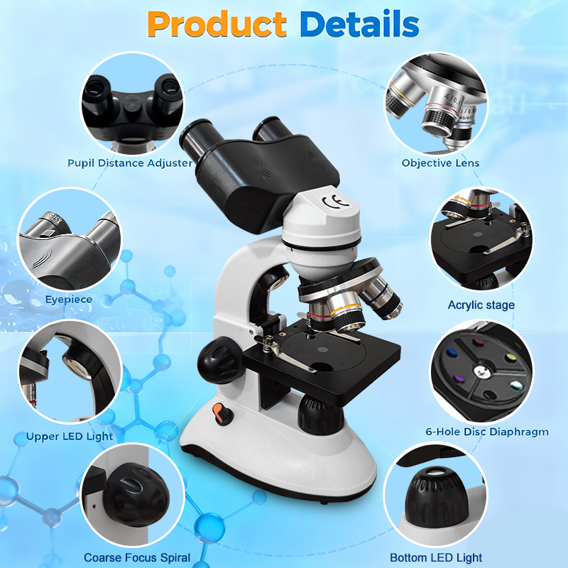 Binocular Compound Microscope  - Microscope Compound 40X recension och pris