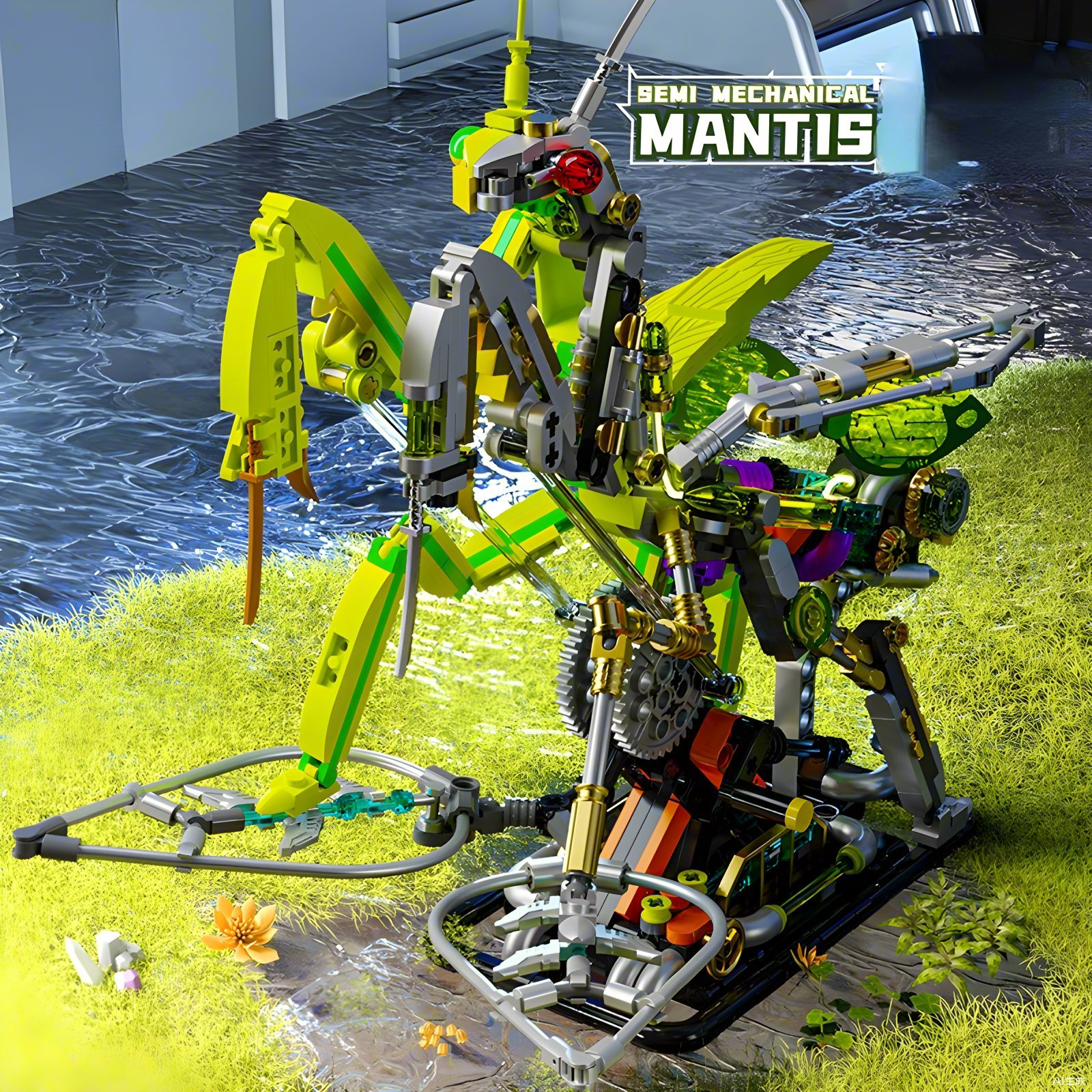 DIY Mantis building blocks sem - Science Toys Diy recension och pris