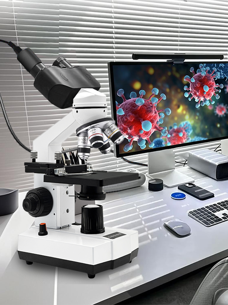 Professional LED Binocular Mic - Microscope Compound 40X recension och pris