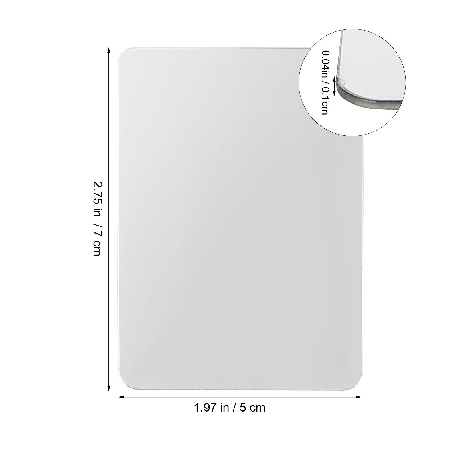 20Pcs Acrylic Mirror Tiles Sof - Science Project Diy recension och pris