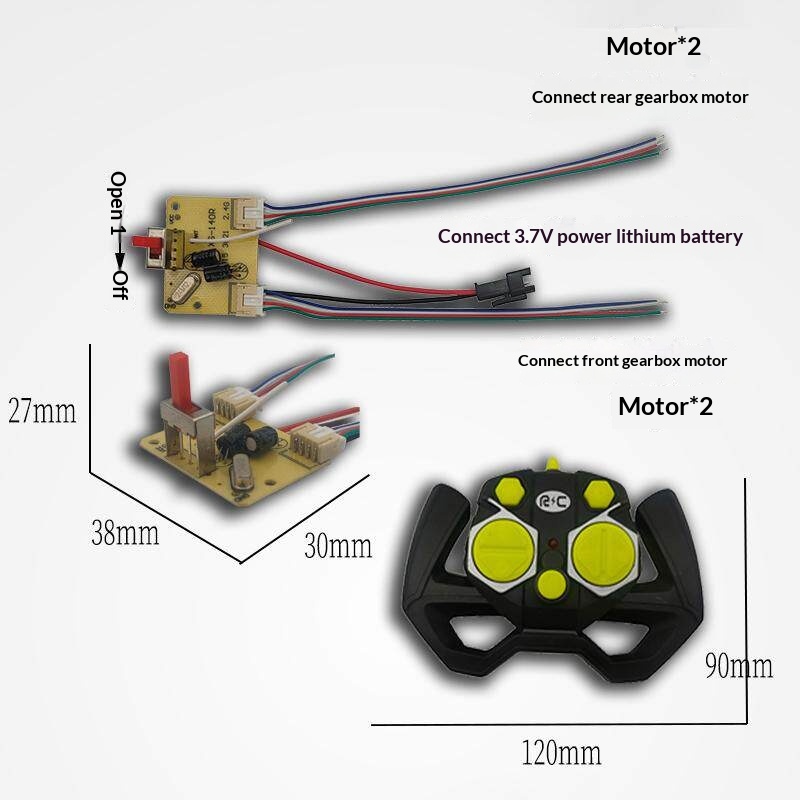 Rc Omni Wheel Stunt Car Diy Fu - Science Hobbyist recension och pris