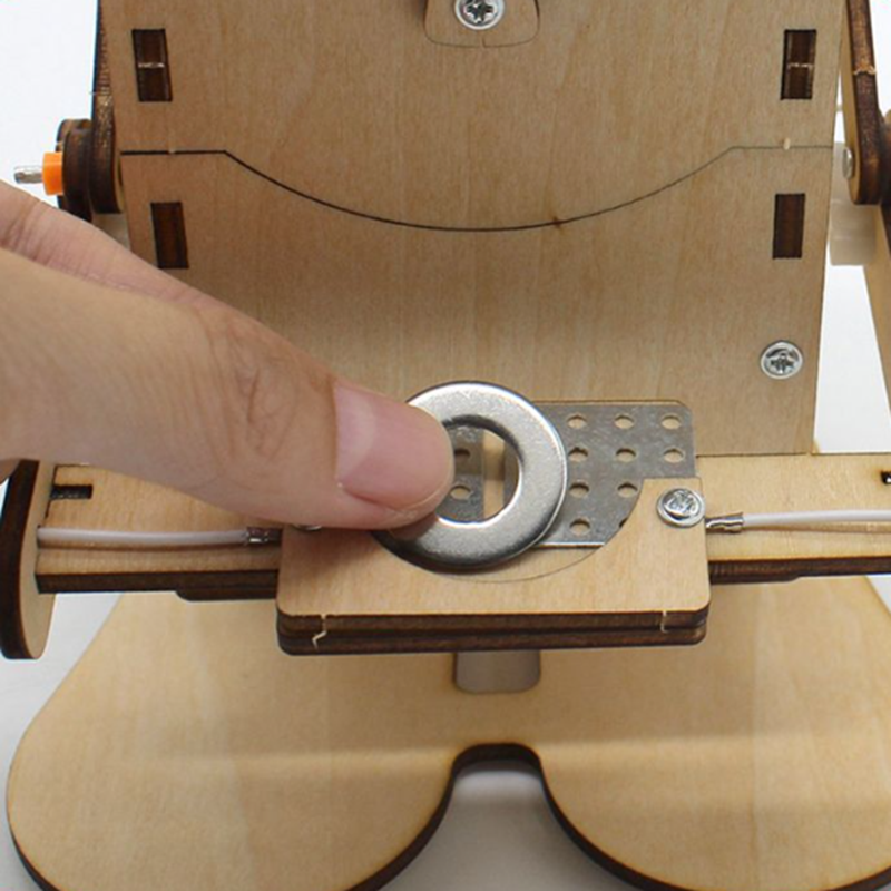 Wooden Assemble DIY Robot Eati - Science Project Diy recension och pris
