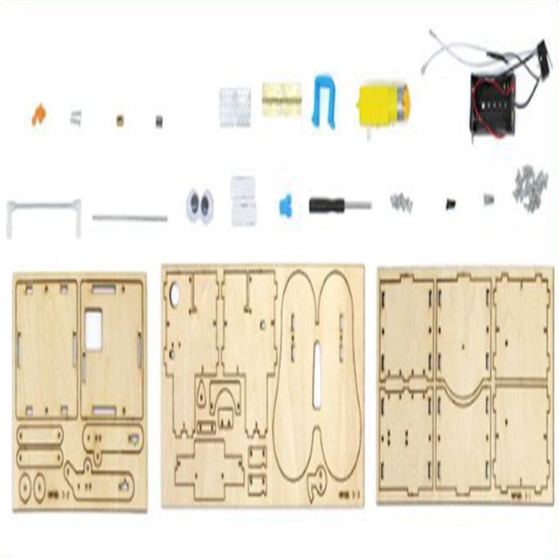 Wooden Assemble DIY Robot Eati - Science Project Diy recension och pris