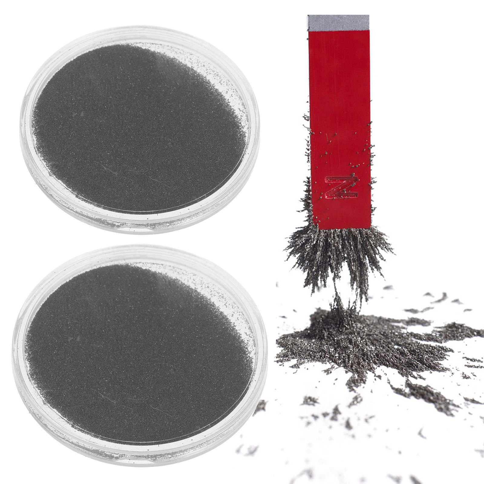 5Pcs Iron Powder Teaching Magn - Science Project Physics recension och pris