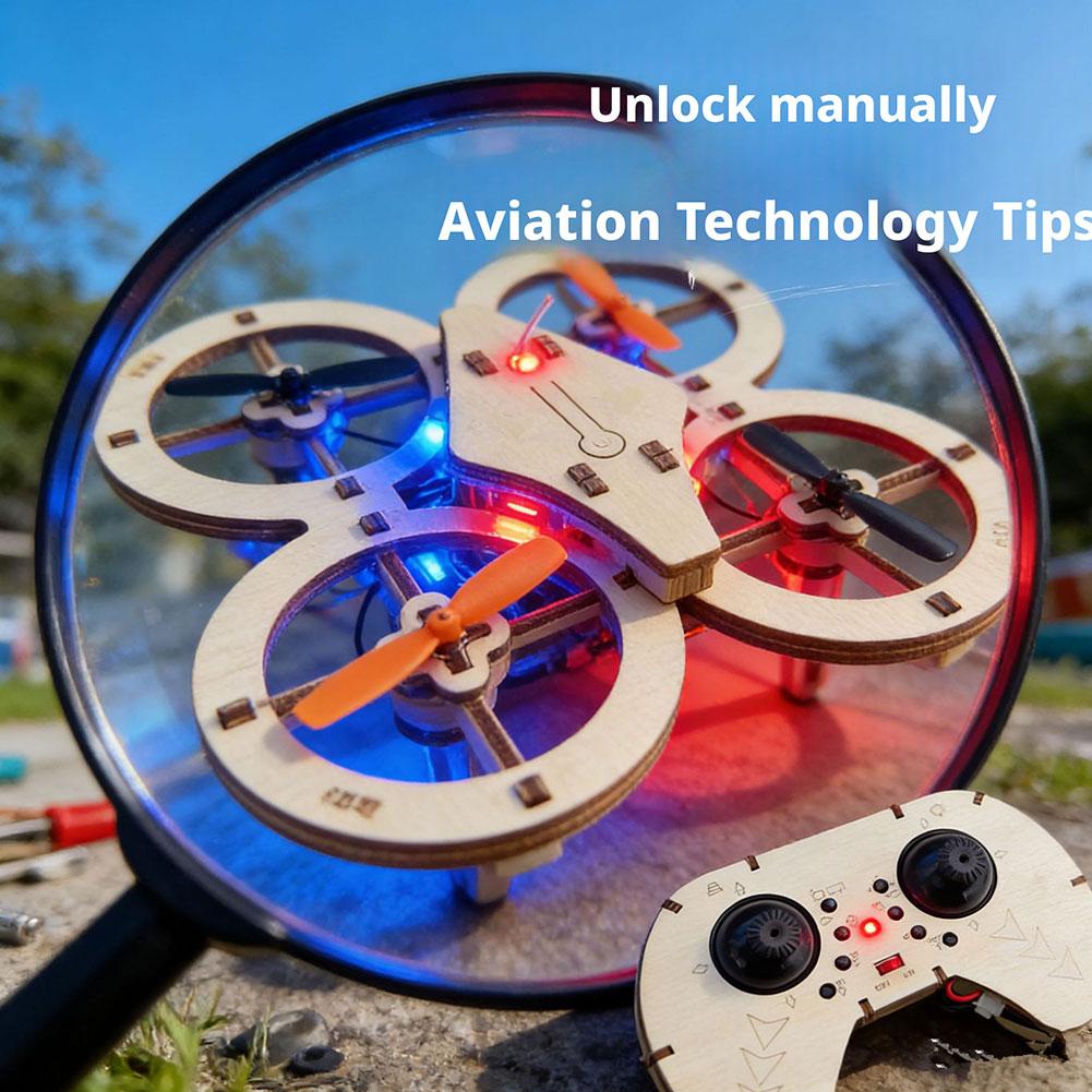 DIY Wooden RC Drone Quadcopter - Science Toys Diy recension och pris