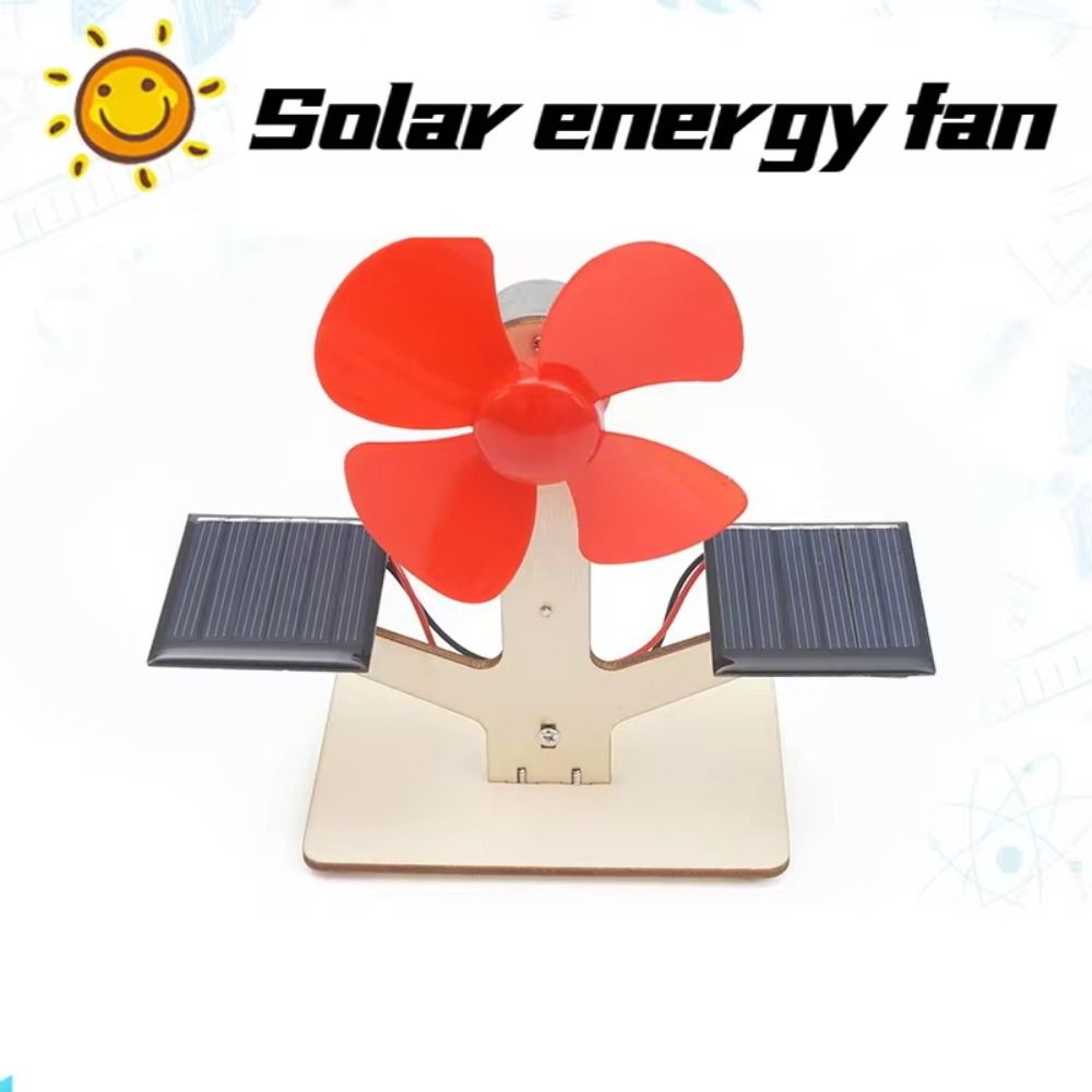 New Wood Plastic Solar Fan Toy - Science Toys Diy recension och pris