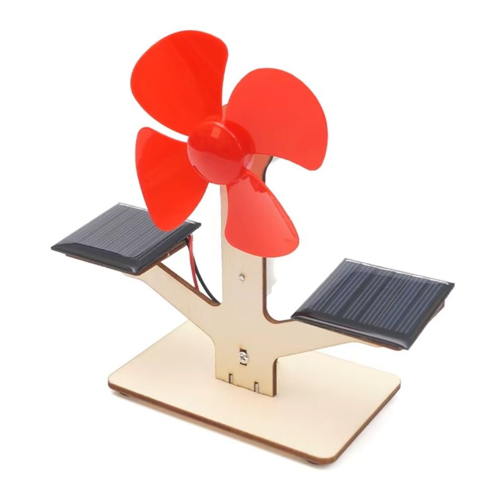 New Wood Plastic Solar Fan Toy - Science Toys Diy recension och pris
