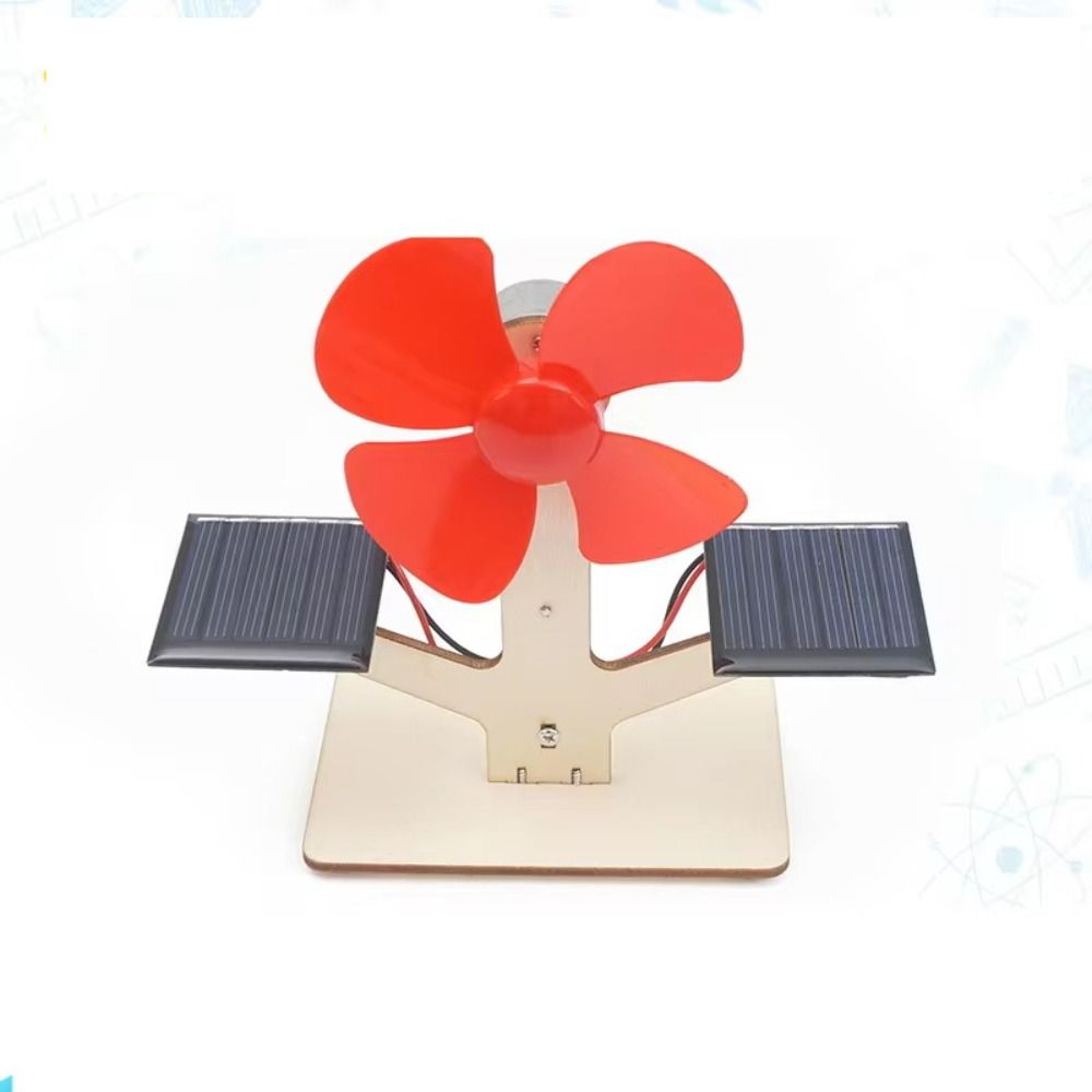 New Wood Plastic Solar Fan Toy - Science Toys Diy recension och pris
