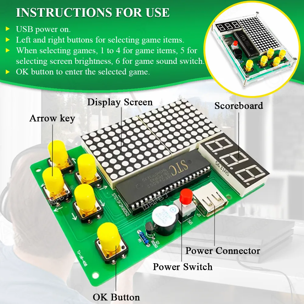 DIY Pixel Game Maker Kit Elect - Science Kit recension och pris