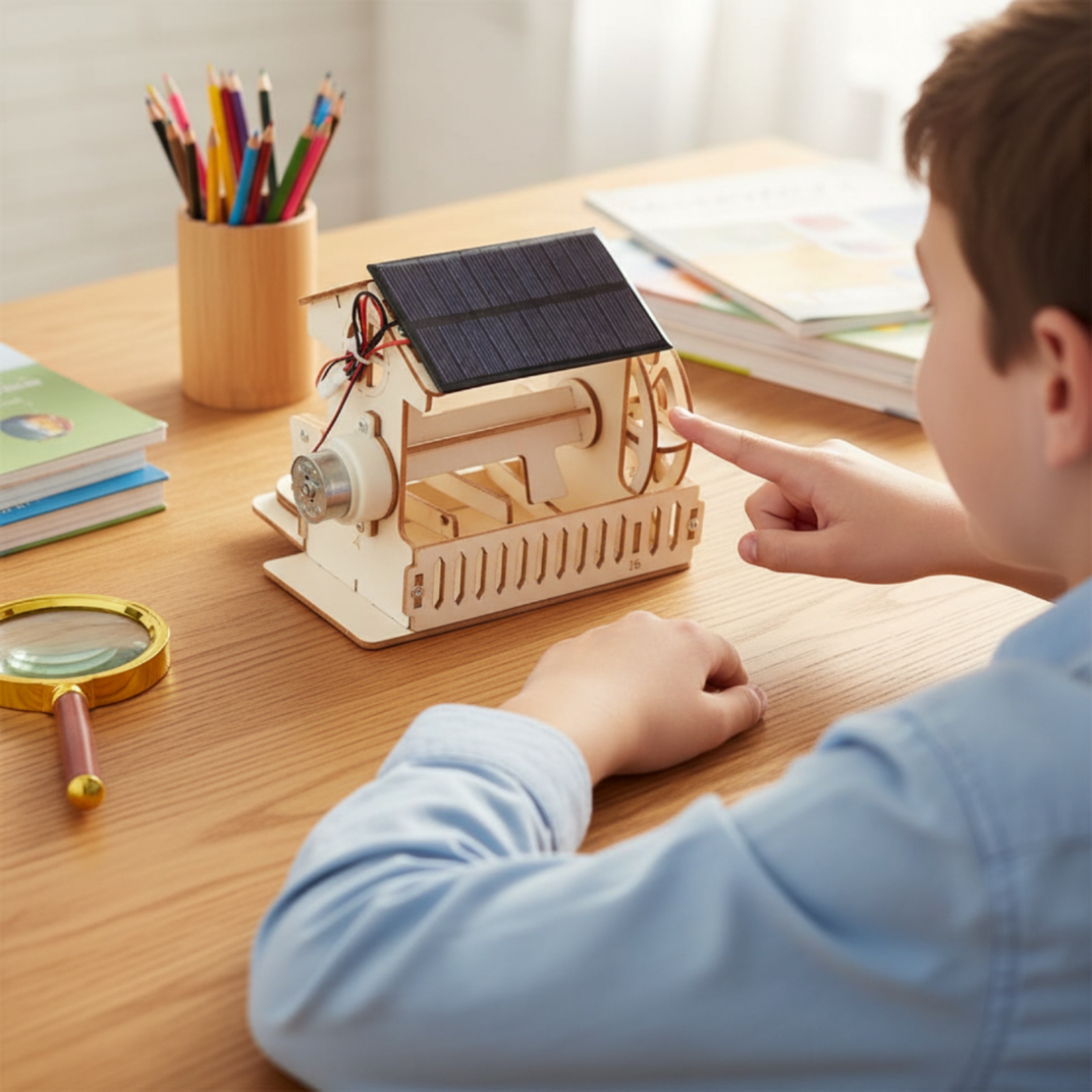 Rice Hulling Water Wheel Hands - Science Project Diy recension och pris