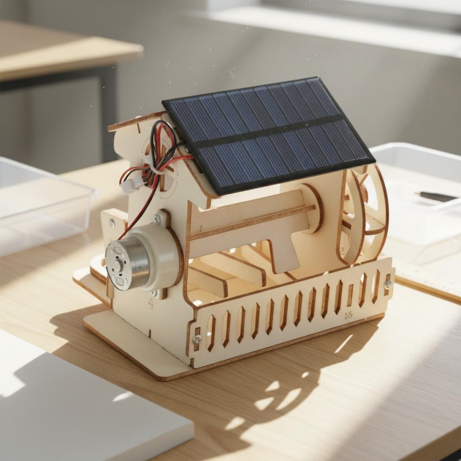 Rice Hulling Water Wheel Hands - Science Project Diy recension och pris