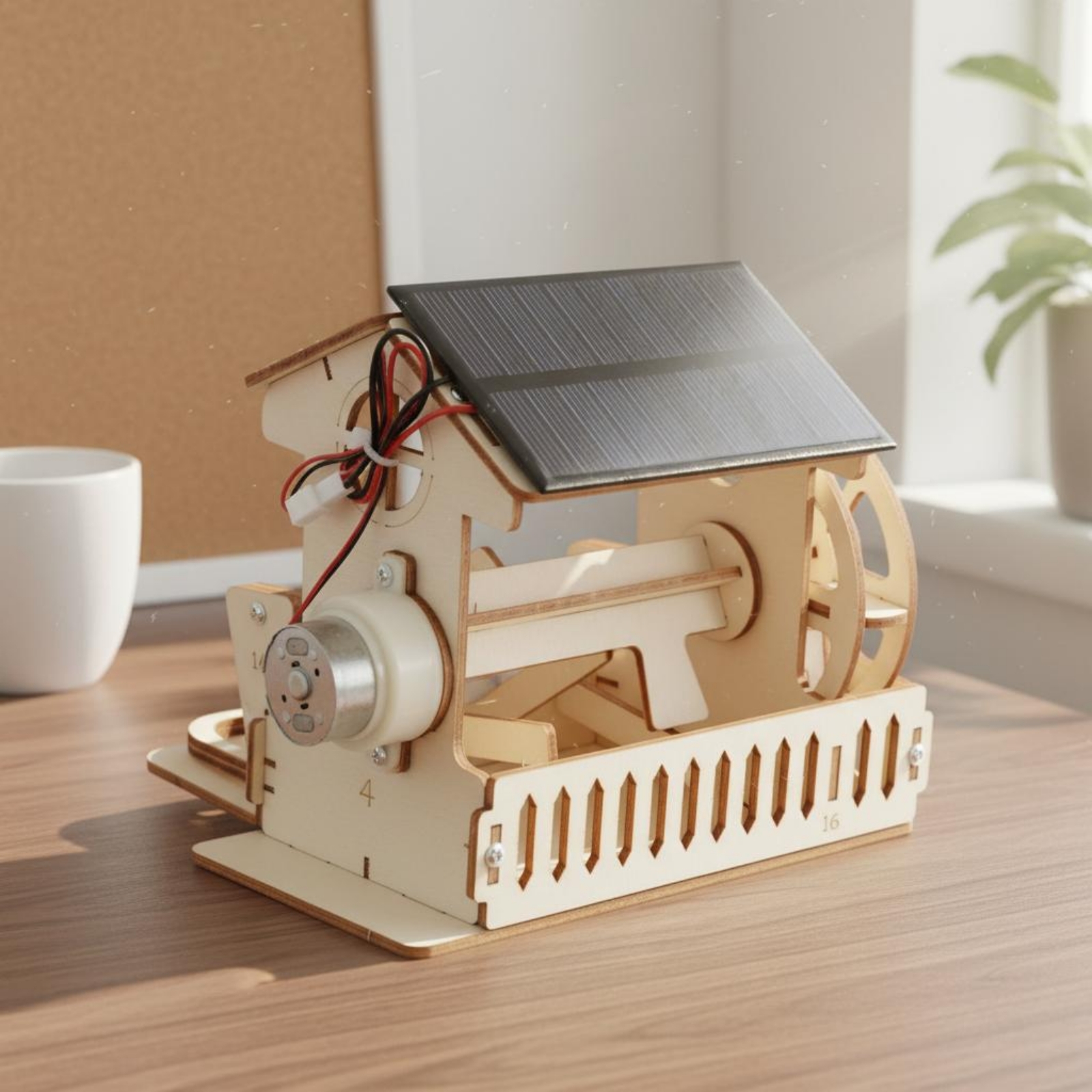 Rice Hulling Water Wheel Hands - Science Project Diy recension och pris