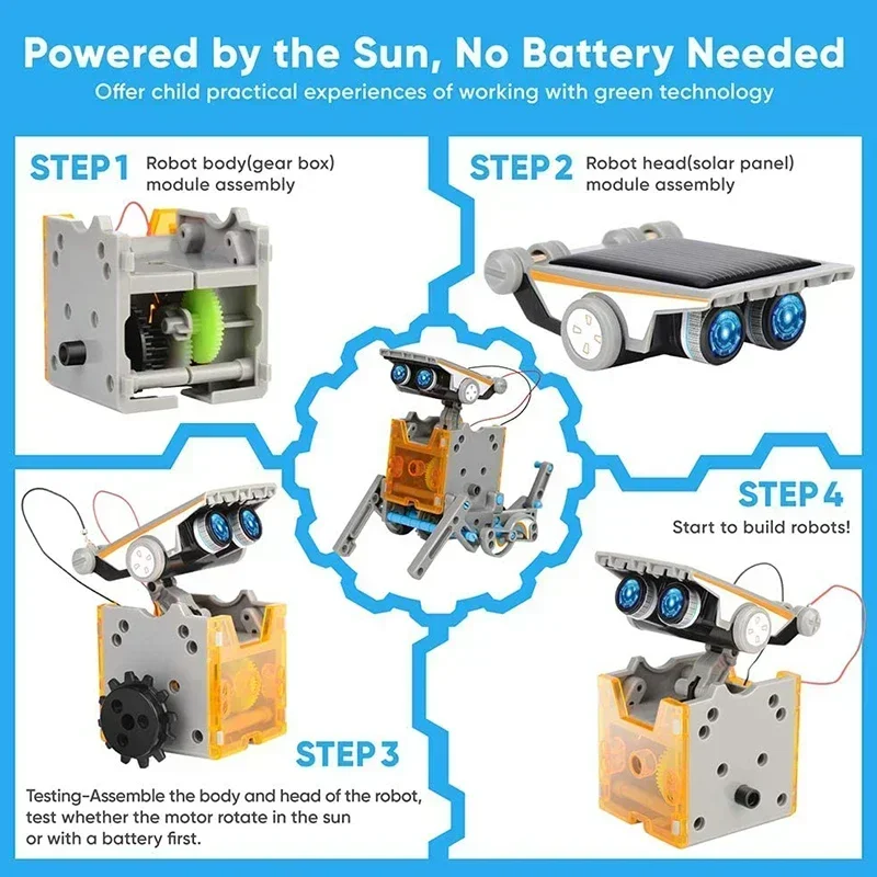 Solar Robot Kits High-Tech Sci - Science Nature recension och pris