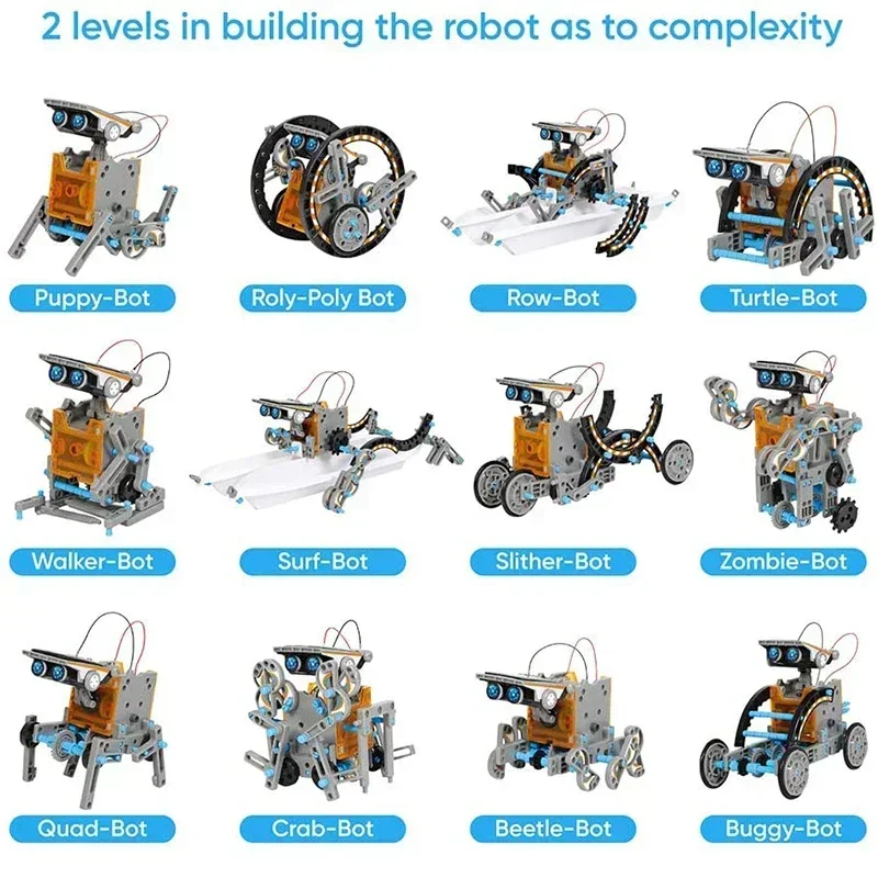Solar Robot Kits High-Tech Sci - Science Nature recension och pris