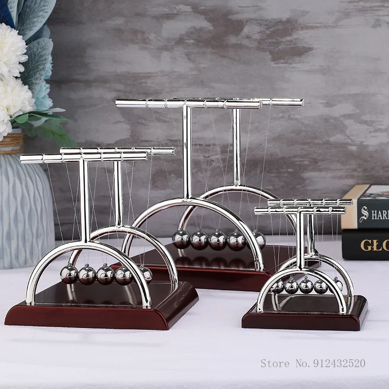Steel Balance Ball Physics Sci - Newton Cradle Large recension och pris